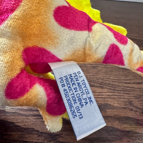 Multi colored chameleon toy plush B.J. toys. 
Measures approximately 11” - Picture 2 of 4